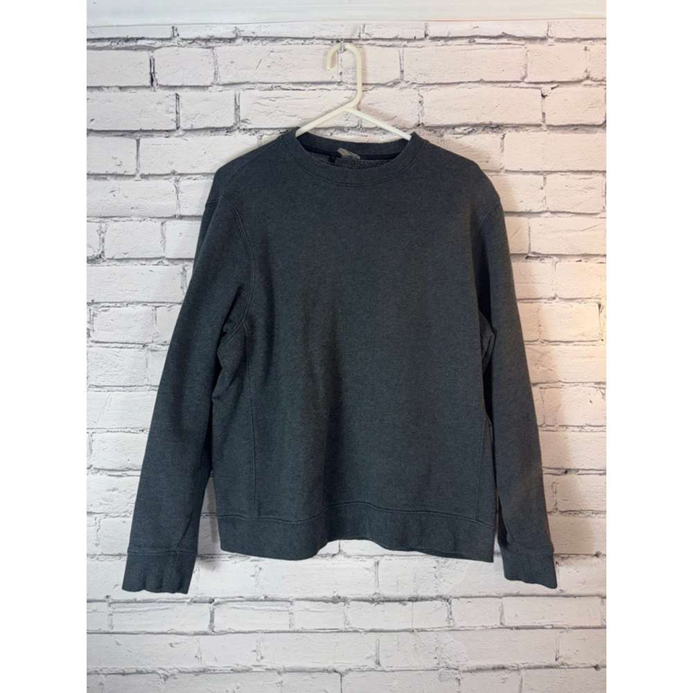 VRST Men's Gray Pullover Crewneck Sweatshirt size Large Athletic Sweatshirt
